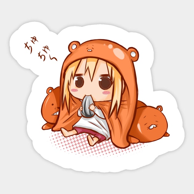 Umaru chan Sticker by PsychoDelicia